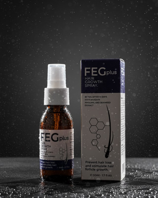 💇♂️ FEG Plus Hair Growth Spray – 50ml with Anagain & Seaweed 🌿