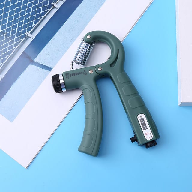 Adjustable Hand Grip Strengthener with Counter