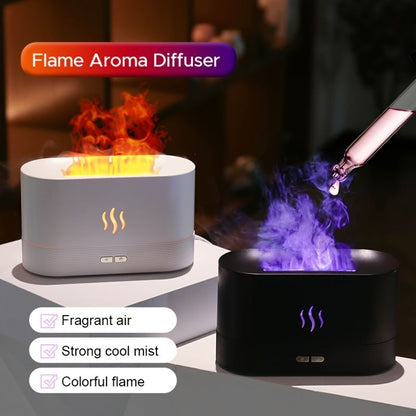 RGB Flame Humidifier and Aroma Diffuser (FREE HOME DELIVERY)