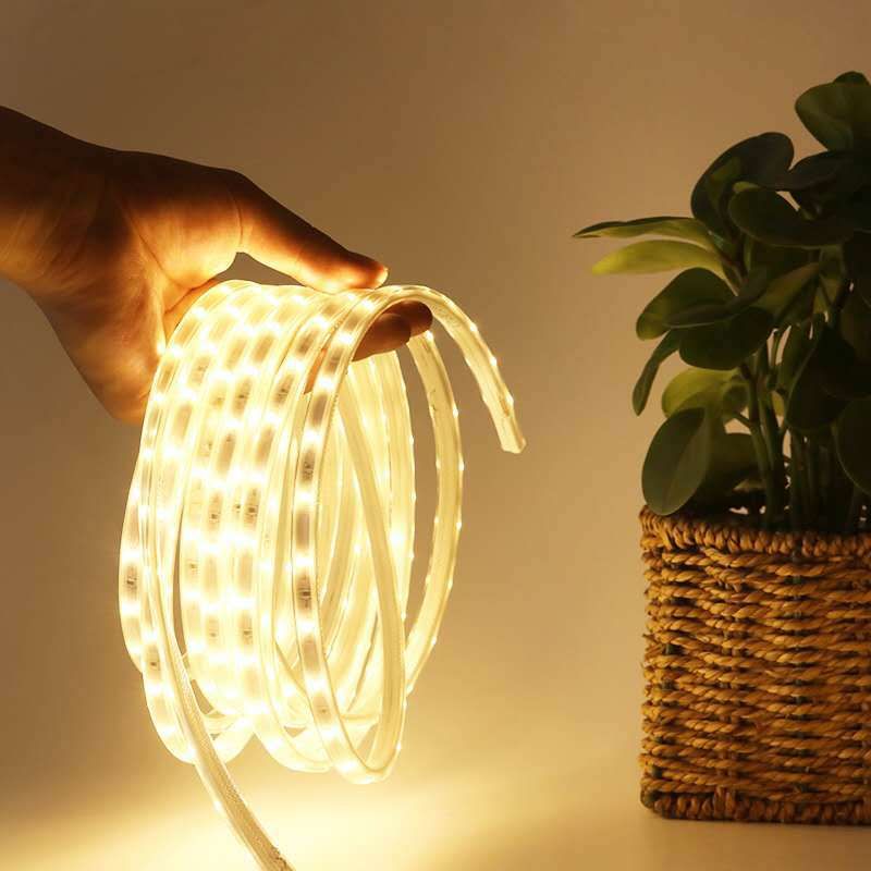 Warm White Flexible LED Rope Strip Lights - Waterproof Outdoor & Indoor Decorative Lighting 🏷️