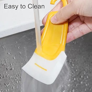 Mini Silicone Jar & Counter Scraper with Hook 🧽