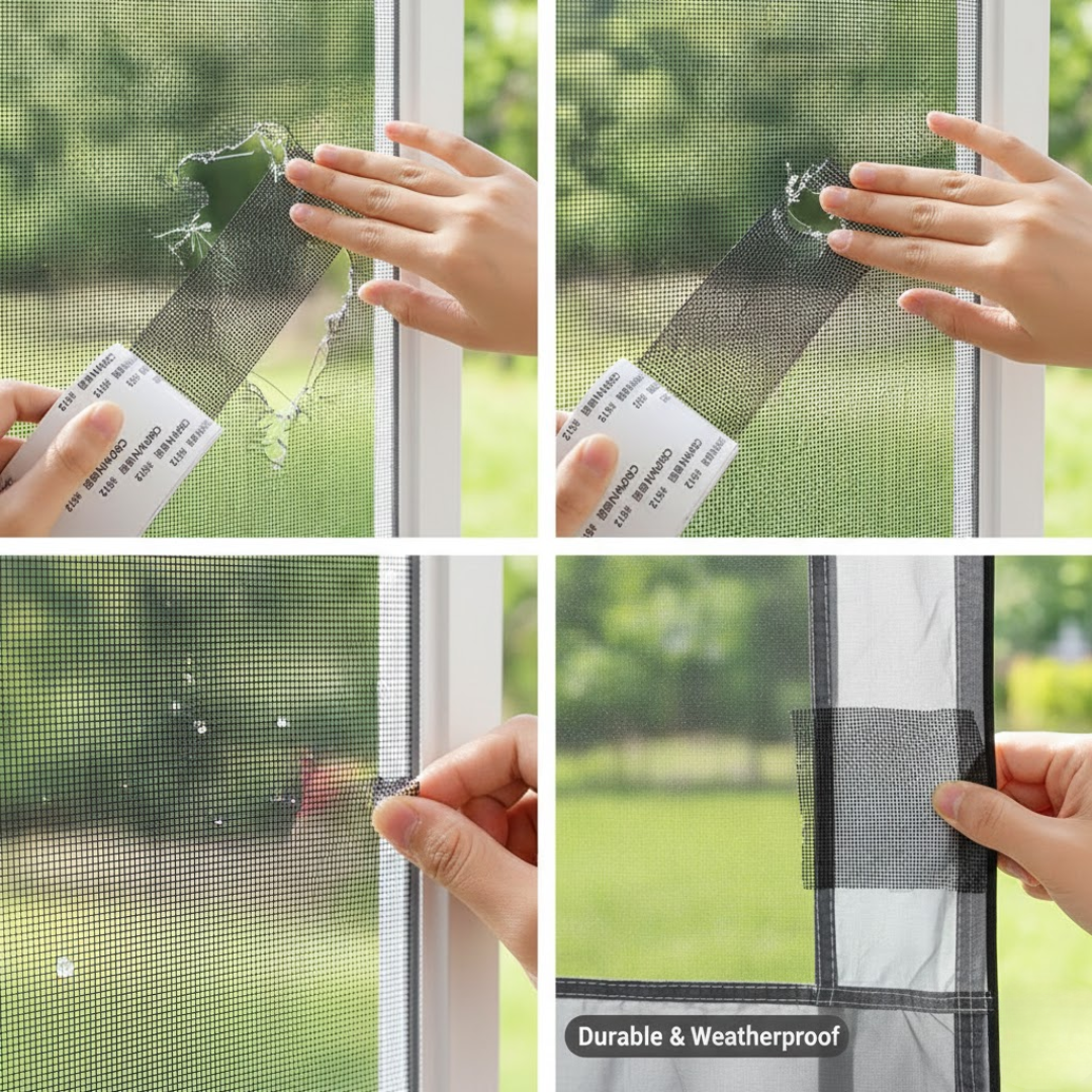 Self‑Adhesive Window Screen & Mosquito Net Repair Tape 🪟