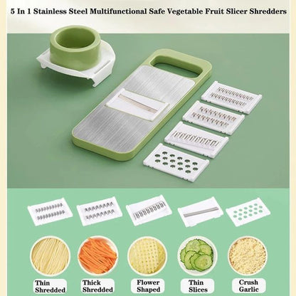 6‑in‑1 Handheld Vegetable Slicer & Grater 🥕