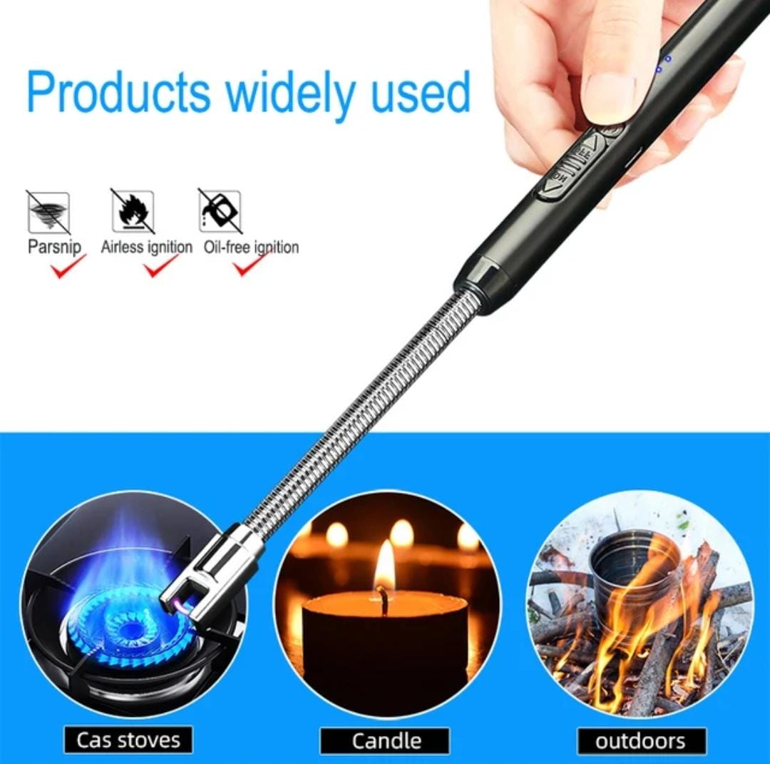 USB Rechargeable Electric Arc Lighter with Flexible Neck