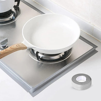 Self‑Adhesive Silicone Door Bottom Seal Strip – Soundproof Draft Stopper 🚪