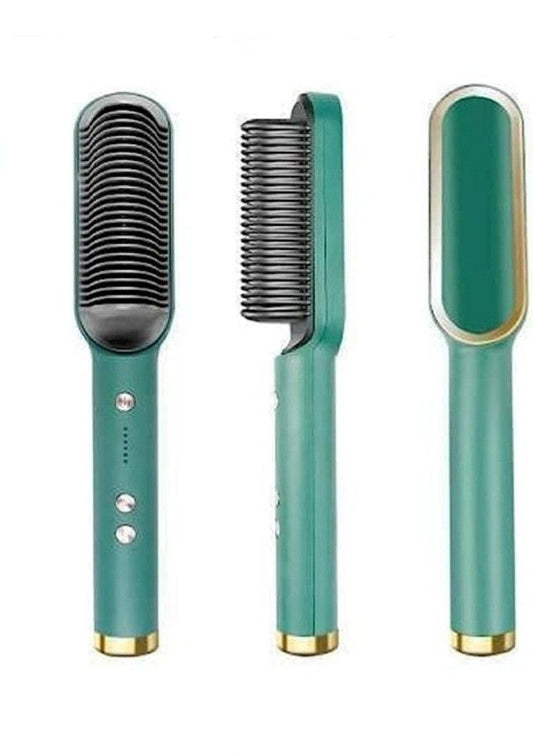 ✨ Portable Straight Hair Comb – Rechargeable Electric Straightening Brush