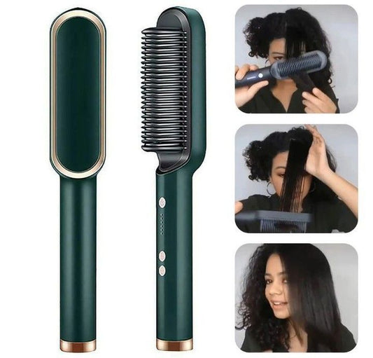 ✨ Portable Straight Hair Comb – Rechargeable Electric Straightening Brush