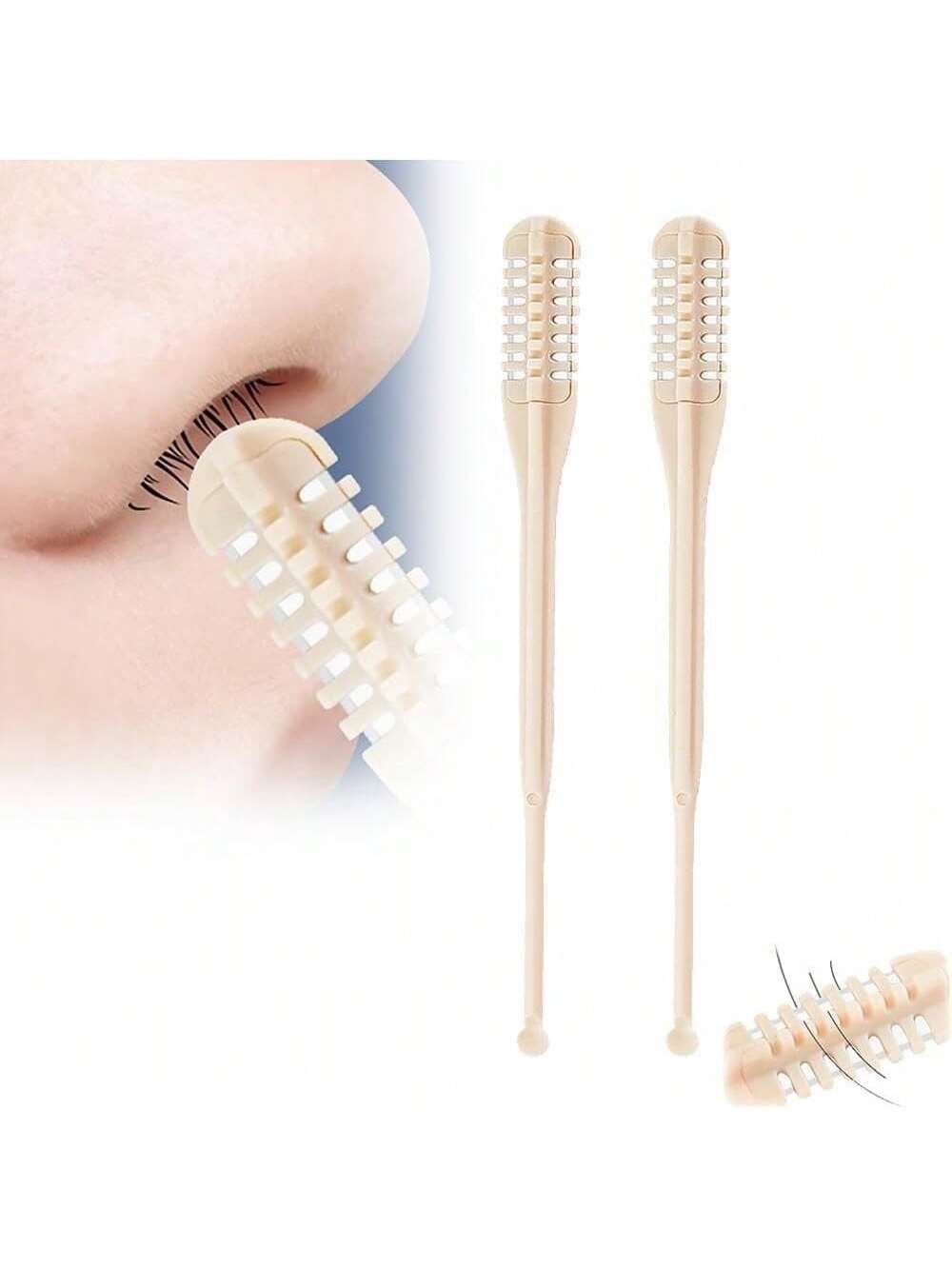 👃 360° Manual Nose Hair Razor – Double‑Headed Trimming Comb