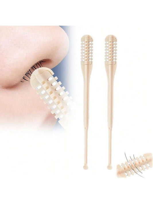 👃 360° Manual Nose Hair Razor – Double‑Headed Trimming Comb