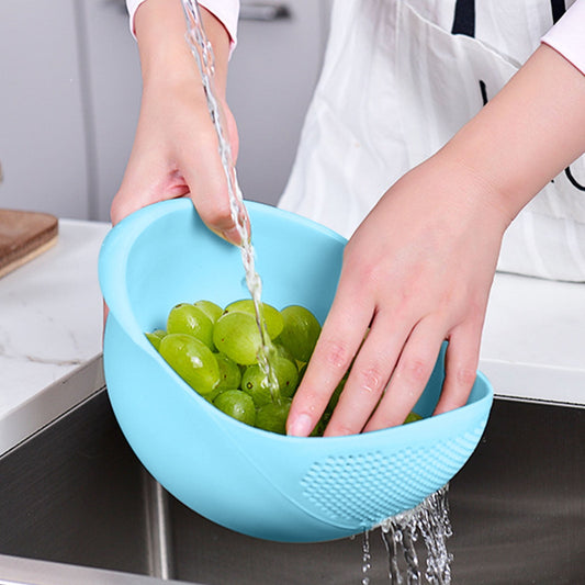 🍇 Multi‑Functional Fruit Washing & Draining Bowl 💧