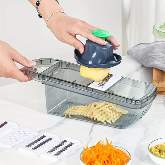 Multi-Function Vegetable Cutter & Chopper with Container 🧺