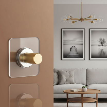 Seamless Self‑Adhesive Transparent Wall Hook – Heavy‑Duty Punch‑Free Hanger 🪝