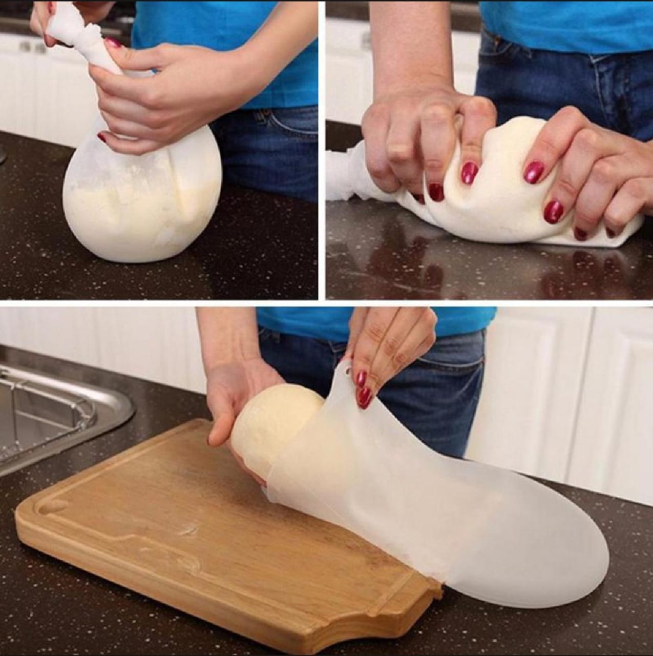 Silicone Dough Kneading Bag – Mess‑Free Baking Tool 🍞