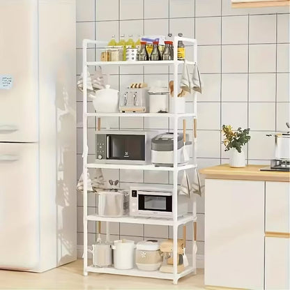 4‑Tier Kitchen Storage Rack – Microwave Oven & Appliance Organizer Shelf 🧁